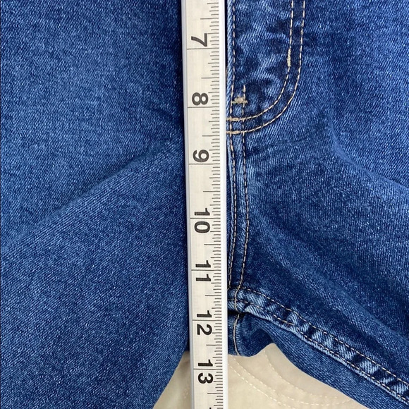 Jessica High Rise Jeans Blue Straight Leg Sz 16 - Picture 6 of 10